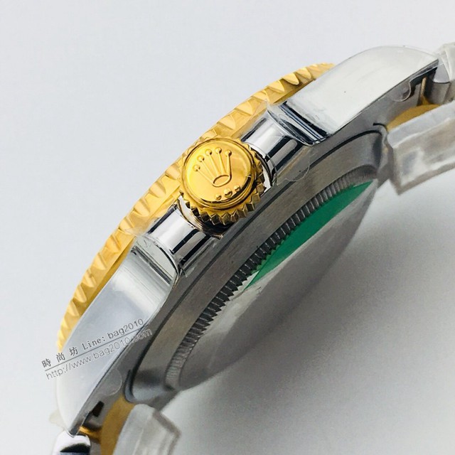 勞力士男士手錶 18K包金Rolex漸變鬼王 青銅器QTQ腕表表公社  gjs2135